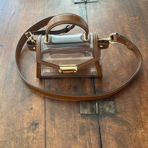 Michael Kors Mini Whitney Crocodile Embossed Bag